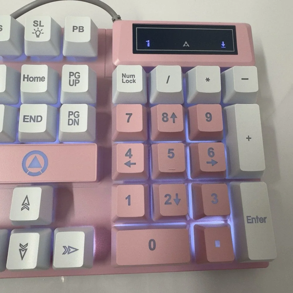 YINDIAO K500 Wired USB E-Sport 7 Colour Backlight Gaming Keyboard